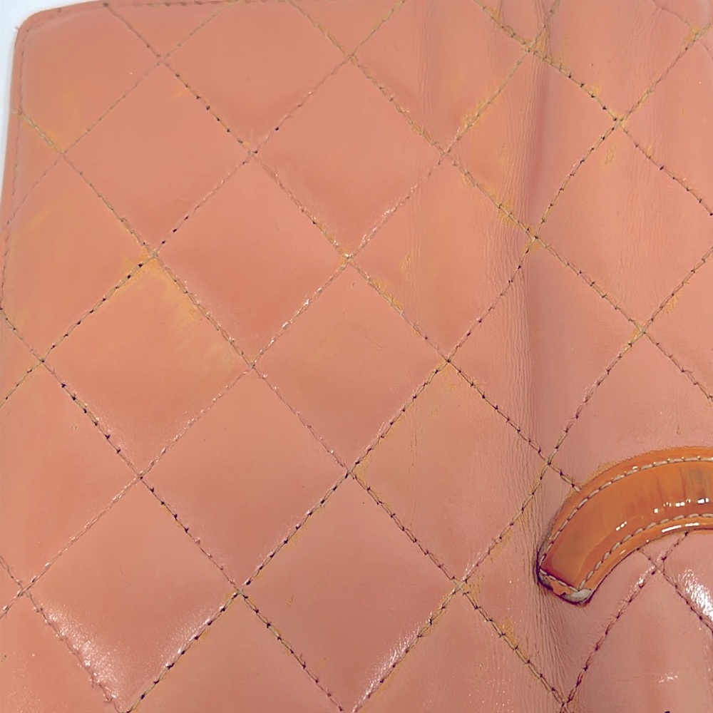 Authentic CHANEL Cambon Line Long Bi-Fold Wallet- Beige - Picture 4 of 16